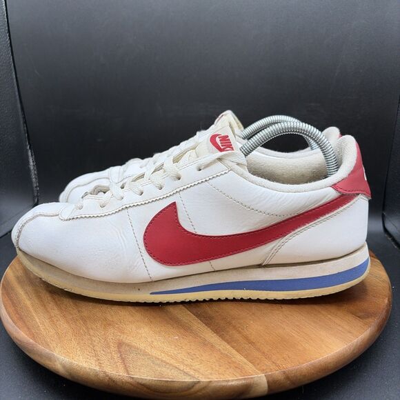 Nike Cortez Basic Forrest Gump Men\'s Size 11 Shoes Red White Leather Sneakers main image 6
